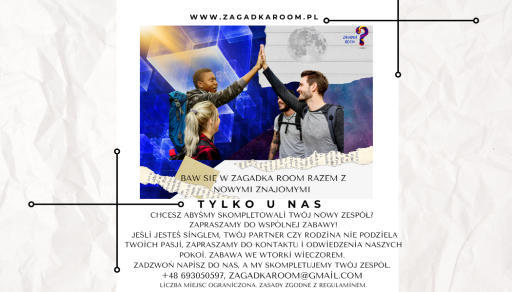 Plakat Baw się z Zagadka Room